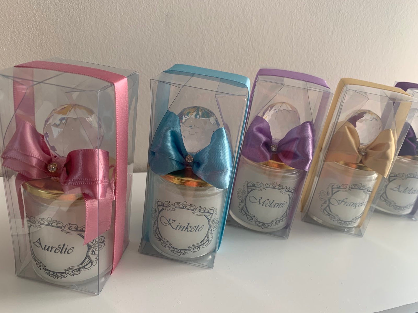 Bougie personnalisée «Crystal »