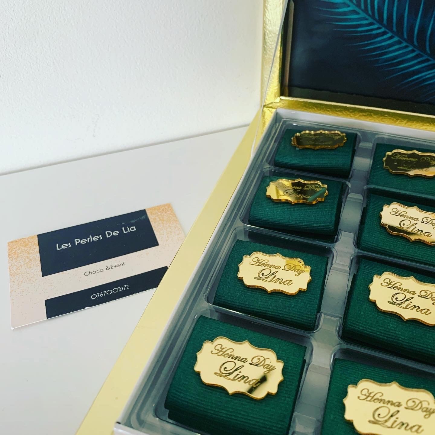 Boîte de chocolat « Henna»