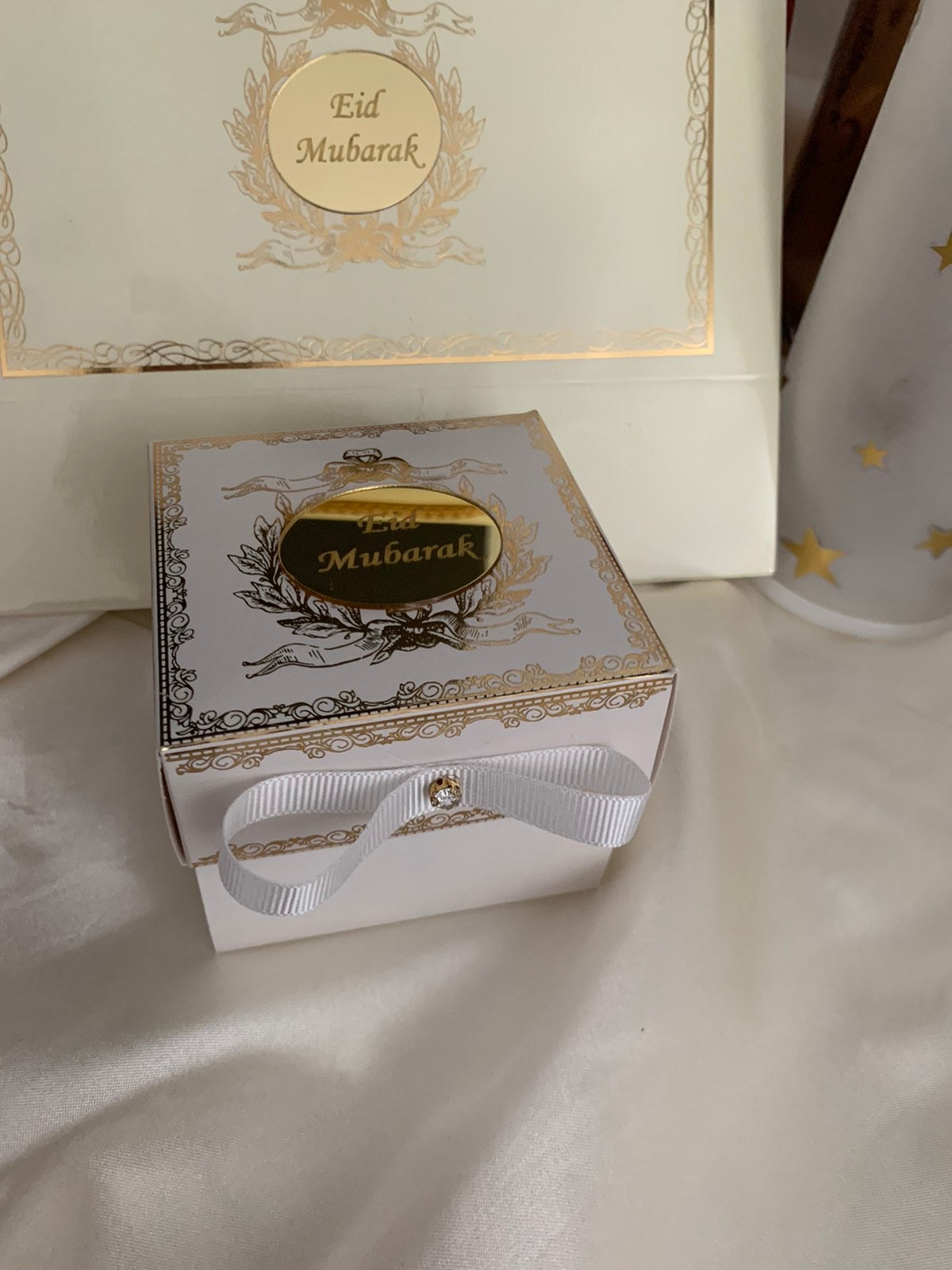 Boîte à gâteaux Eid mubarak