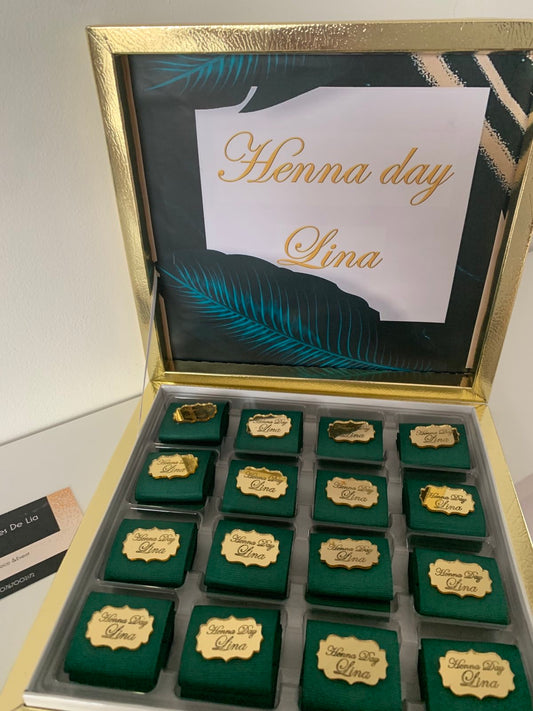 Boîte de chocolat « Henna»