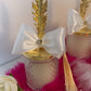 Bougie personnalisée « plume »