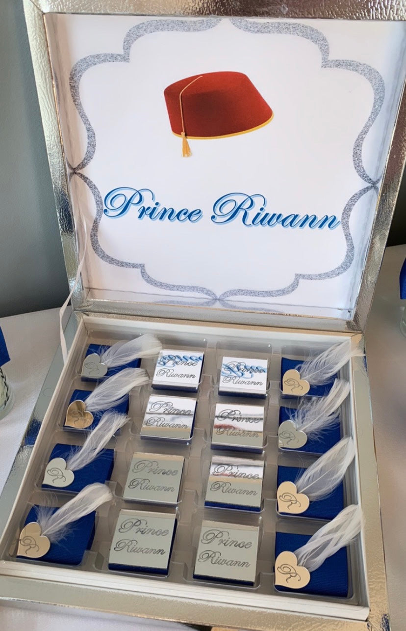 Boîte de chocolat personnalisé « Riwann»