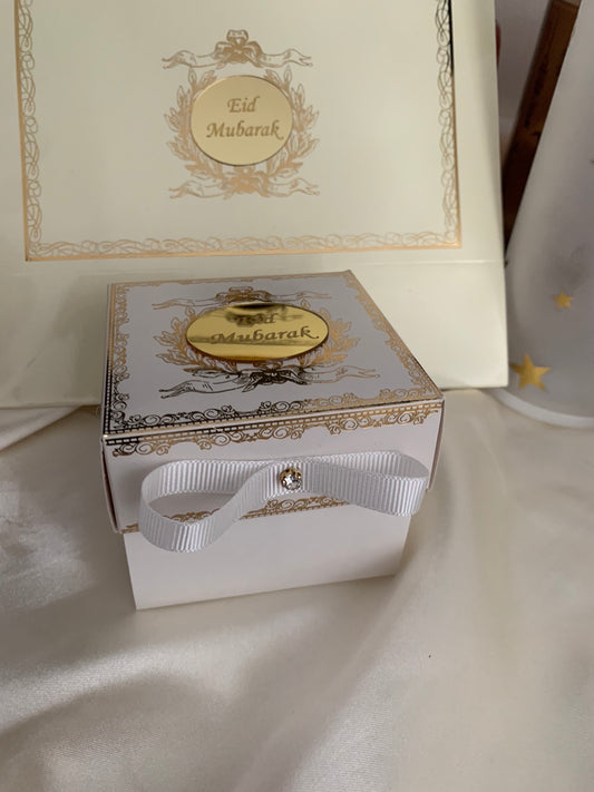 Boîte à gâteaux Eid mubarak